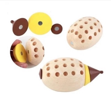 Сортер Wooden Toys Ёжик SD00293 мультиколор