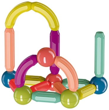 BABY TOY Magnetic bar blocks, деталей 25 шт