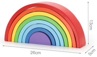 Пирамидка радуга мультиколор